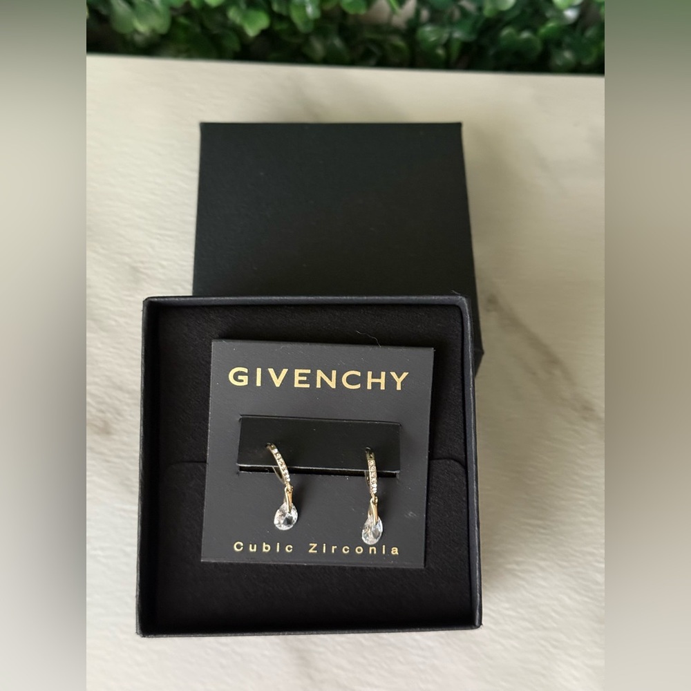 Givenchy Dangle Cubic Zirconia Earrings